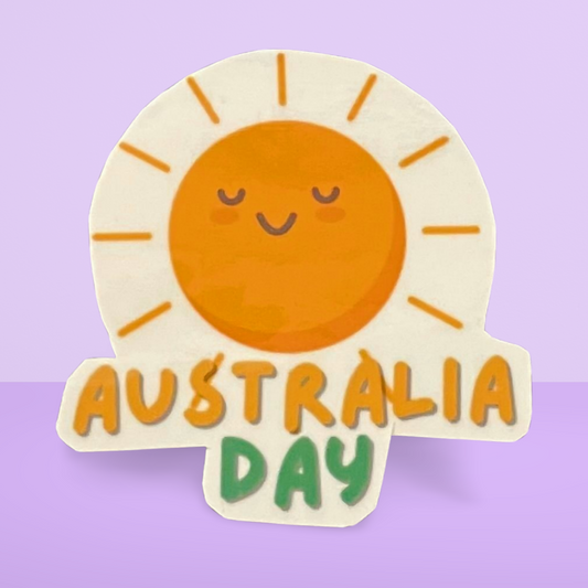 Australian Sun Sticker